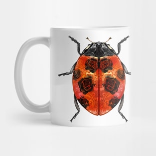 Ladybird Rose Pattern Mug